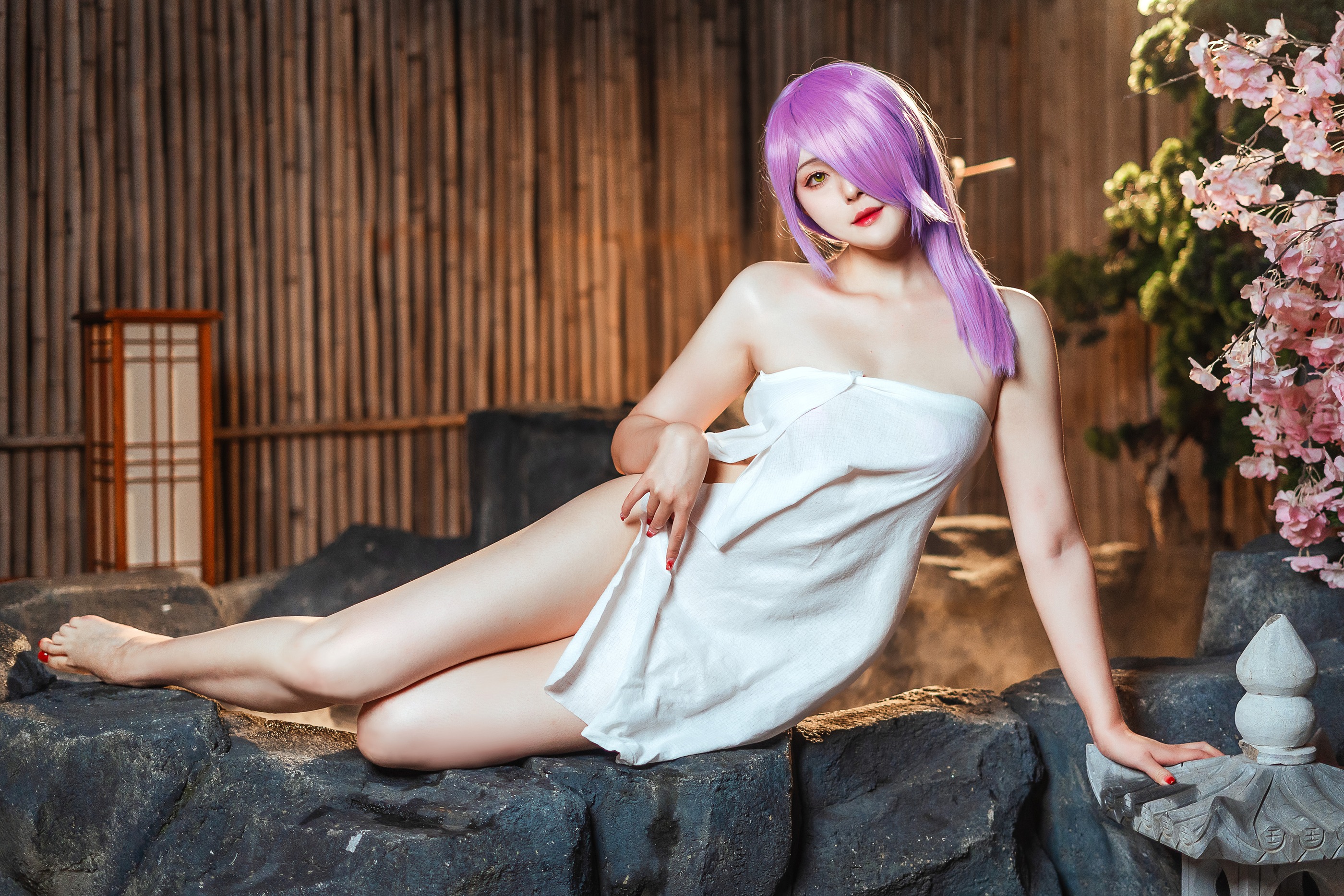 图片[1]-Natsuko夏夏子 – NO.030 碧蓝航线 里雅斯特温泉夜 [62P]-XikXak